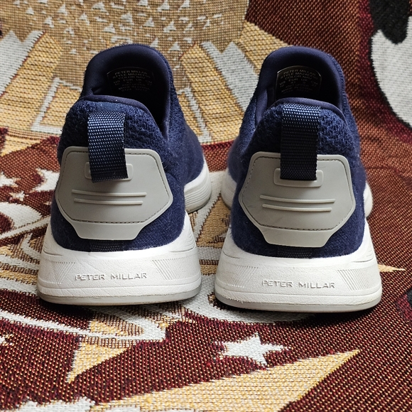 Peter Millar Mens Size 10 Tellustride Slip On Sneakers Navy Blue Shoes MF24EF90 main image 6
